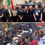 Vereadoras de Três Barras prestigiam alunos na 33ª Edição do Parlamento Jovem